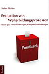 Buchcover: Evaluation von Weiterbildungsprozessen